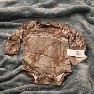 Carhartt Brown and Green Camouflage Bodysuit